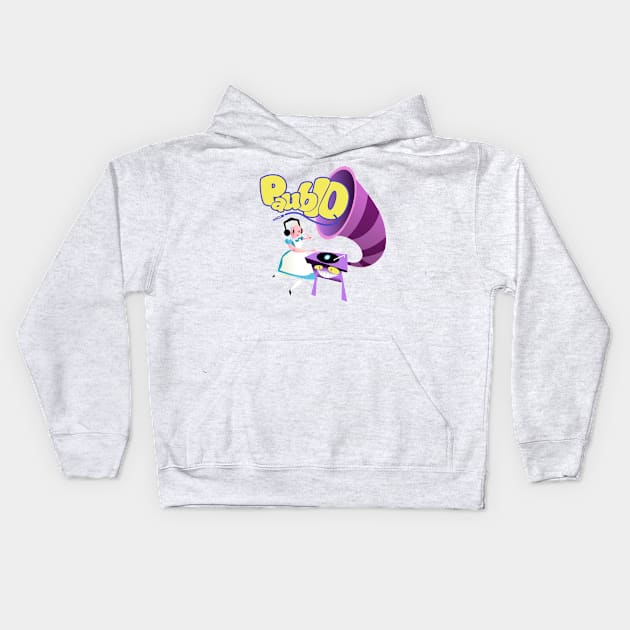 Cheshire Cat Grooves with DJ Paubl0 Kids Hoodie by paubl0